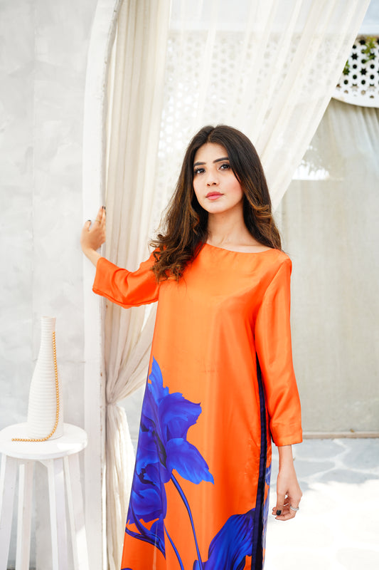 Naranja Silk Shirt
