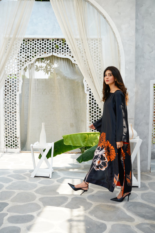 Siyah Silk Shirt