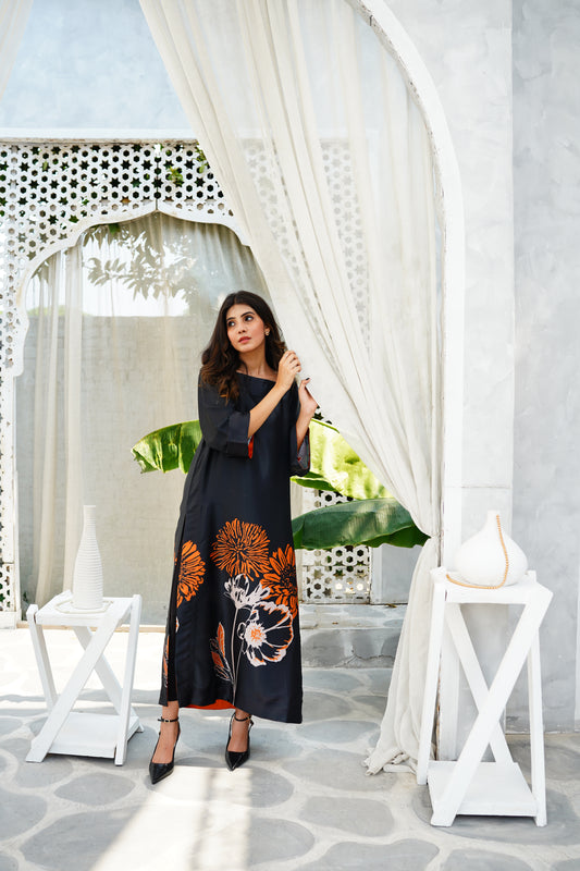 Siyah Silk Shirt